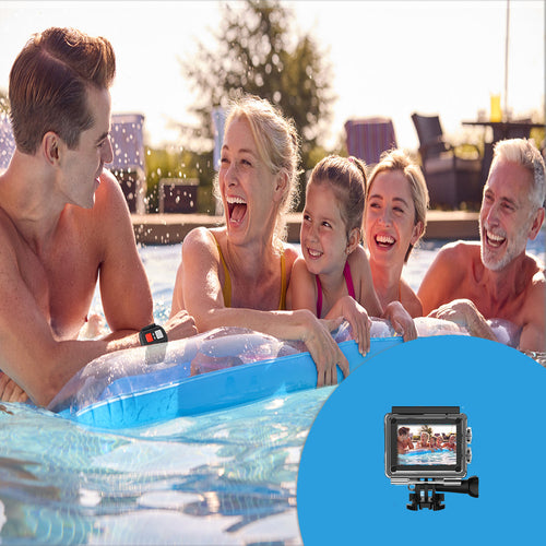 Caméra Sport 4K Wi-Fi Étanche Ultra HD