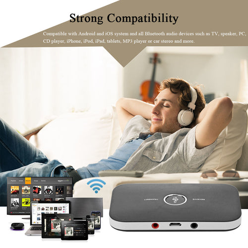 Émetteur Récepteur Bluetooth Audio 2 en 1