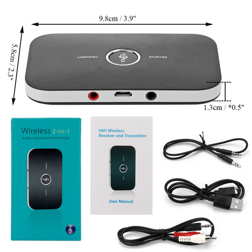 Émetteur Récepteur Bluetooth Audio 2 en 1