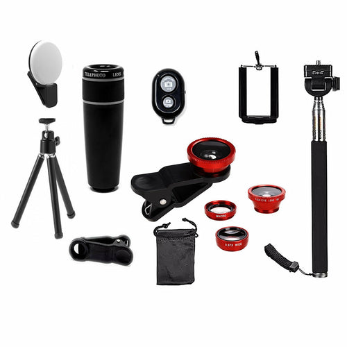 Kit Photo Smartphone 11 Objectifs pour iPhone et Android
